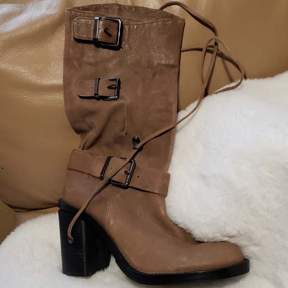 Vince Camuto skylas leather buckle boots - Picture 5 of 16